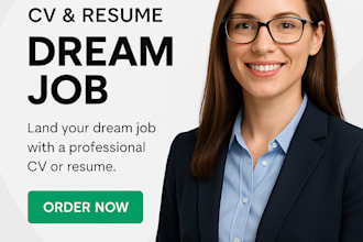write and upgrade your resume, CV, cover letter, linkedin