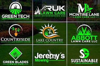 do agriculture, landscape, natural and lawn care logo with unlimited revisions