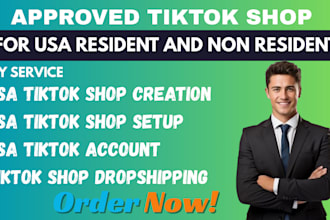 create and set up your USA tiktok shop as a business representative