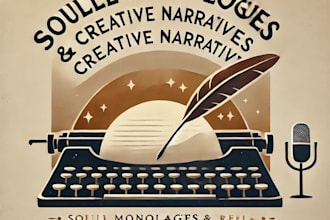 write soulful monologues, creative pieces, or reflective narratives