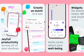 design app screenshots for app store and play store