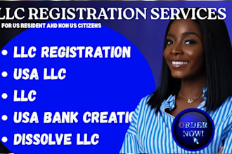 llc registration, dissolve llc UK company registration wyoming USA bank creation