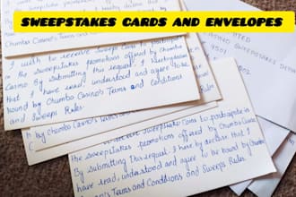provide sweepstakes cards writing and extracting codes