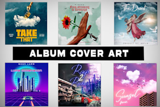 professionally design album or single cover art