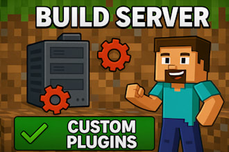 build your custom minecraft smp or minigame server
