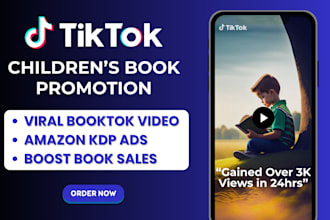 promote your children book on tiktok booktok to boost sales