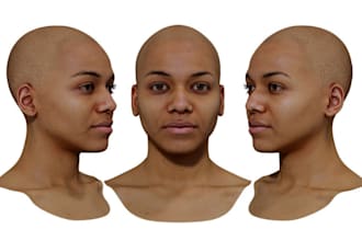 sculpt 3d head, 3d mask,3d face, 3d helmet, 3d bust model for 3d pr1nt1ng