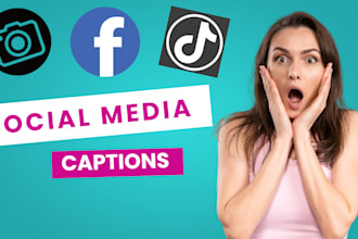 write unique, aesthetic, or viral captions for social media