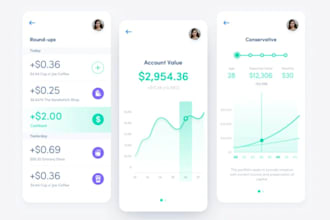 develop fintech app, investment app, payment app, crowdfunding app, budget app