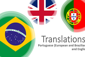 translate any written content from portuguese to english and vice versa