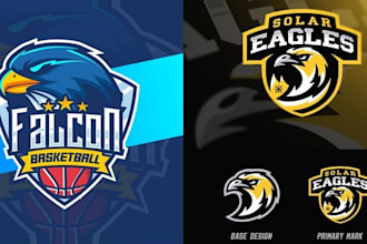 create mascot, cartoon logo for sports, esports, baseball team