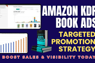 promote your amazon KDP book with expert ads and ebook marketing