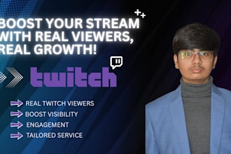 bring real, active viewers to your twitch stream for better visibility