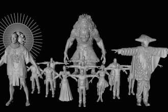create high quality 3d models for product, game, or concept design
