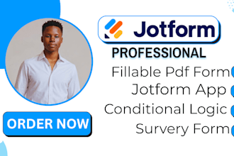 create jotform forms, survey form, google form using jotform