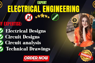 do electrical engineering design and electrical drawing projects and problems