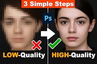 professionally upscale and fix blurry photo your images to 4k ultra HD