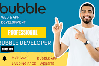 develop your dream website or app in bubble io flutter