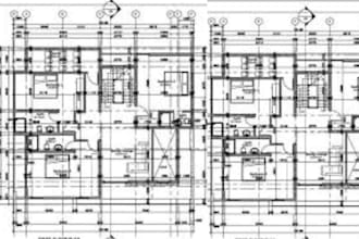do architectural drafting autocad revit drawing, floorplan, bim, interior design