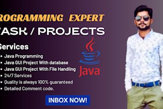 do java programming task , assignments and projects