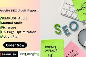 do technical website audit report and on page SEO fixes
