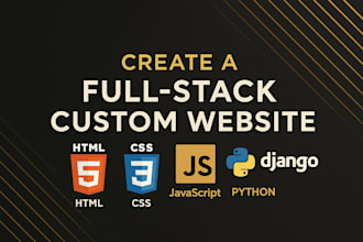 criar um site completo com fullstack personalizado