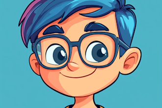 design cute cartoon character