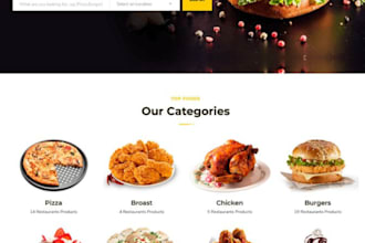 design a stunning and accessible food website for seamless user experience