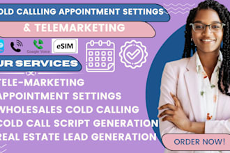 cold calling, appointment settings, telemarketing, lead generation, real estate
