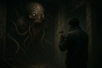 create disturbing eldritch horror visuals and lore for your game or story