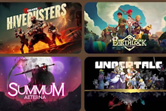 be steam capsule artist game steam capsule poster artwork marketing banner logo