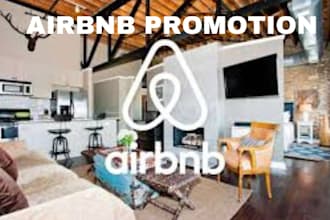 do airbnb promotion, booking,vrbo marketing, airbnb listing seo to boost booking