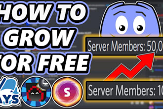 help you grow your discord and fivem server with real and active member