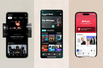 develop a music streaming app, lyrics app, music app, live streaming app