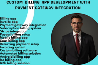 do a custom billing app with invoicing, payment gateway, and subscription