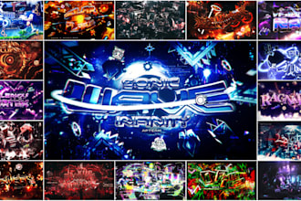 create a professional geometry dash thumbnail