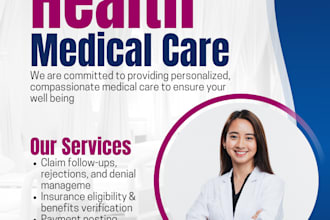 medical billing, ar follow up, denial management and payment posting