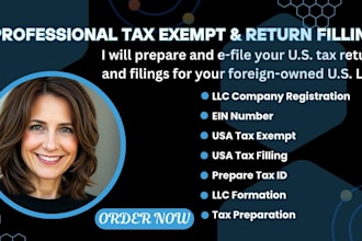 register US llc, efile form 1120,5472,1040, US tax filing as cpa