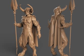 digital sculpt 3d model print stl,fbx,obj,3mf,blend,daz3d,3d figure,actionfigure