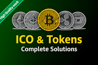 build ico presale landing page, ico website, ntf token website, ico dapp website