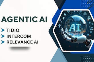 set up smart ai chatbots  automations with tidio intercom relevance ai