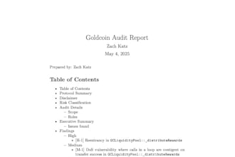 provide a security audit for your blockchain applications