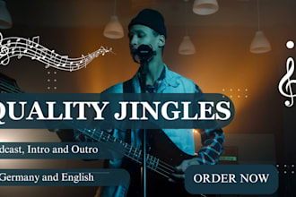 sing write custom jingles, reggae, intro music and outro in german or english