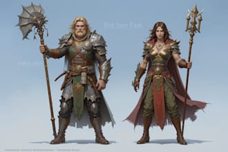 dnd character art and dnd character art
