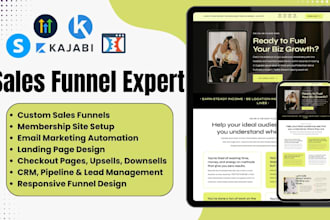 build membership sales funnel kartra kajabi systeme io gohighlevel clickfunnels