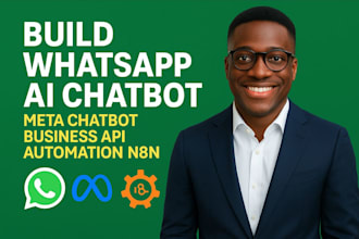 build whatsapp ai chatbot meta chatbot business api automation n8n