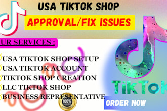 setup usa  tiktok shop usa tiktok shop account business representative