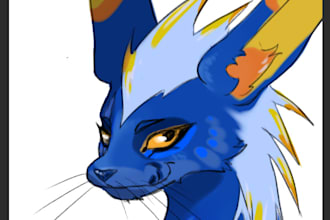 do your fursona and furry art commission