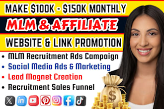 promote affiliate link, mlm affiliate recruiting funnel, mlm, referral link