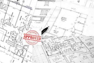 draft city permit blueprints, mep, framing plans, foundation, structural drawing